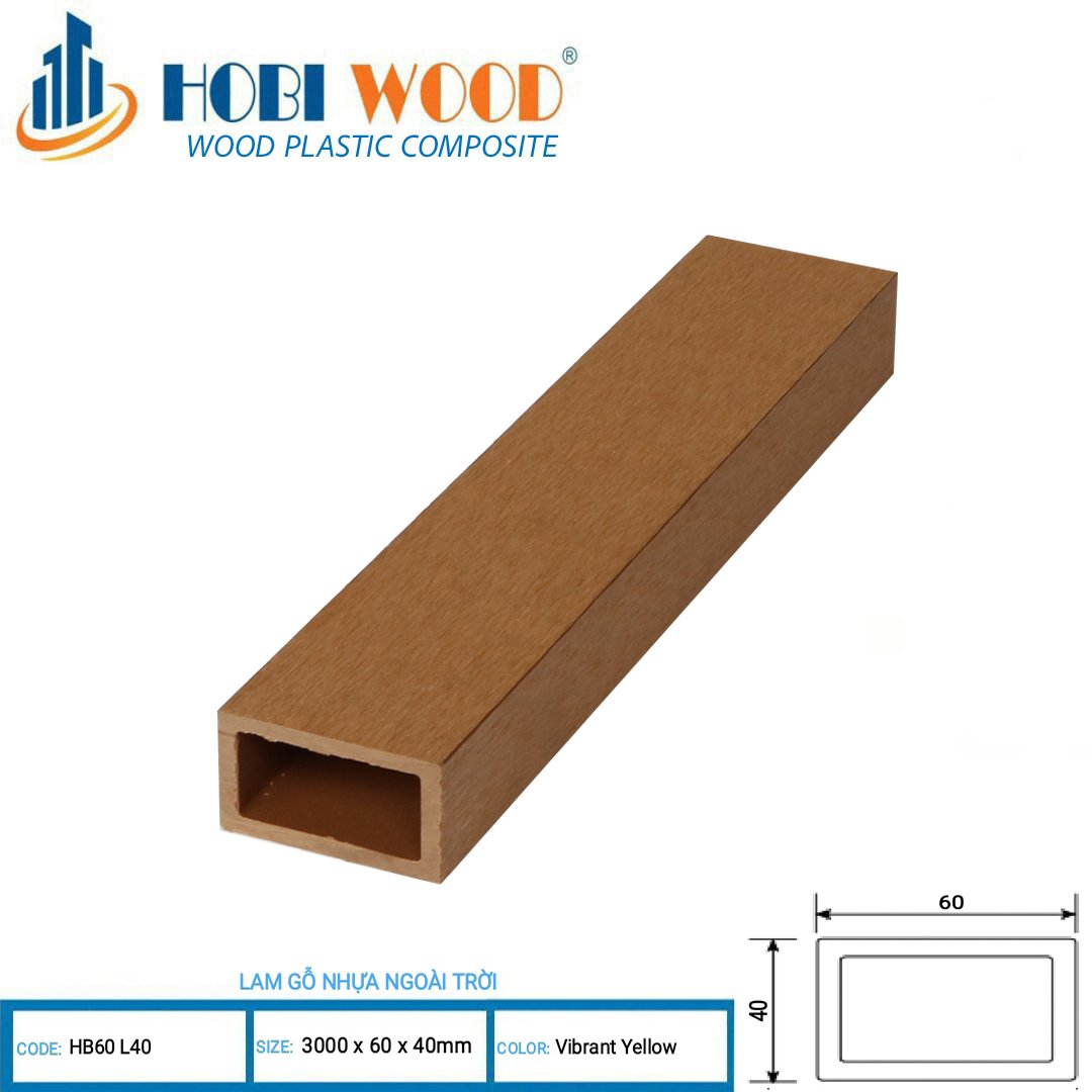 Lam gỗ nhựa ngoài trời hobiwood 1